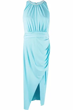 Self-Portrait Asymmetric draped dress