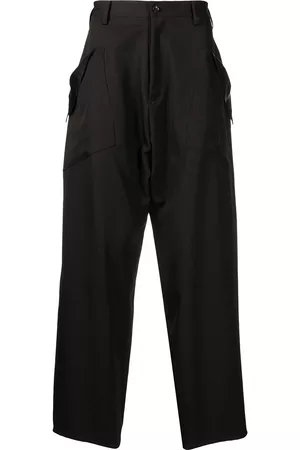 Sulvam Flap-pocket trousers