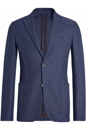 Ermenegildo Zegna Single-breasted cotton blazer