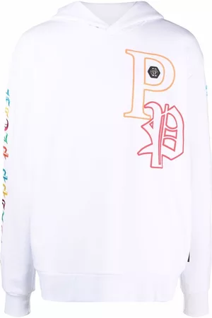 Philipp Plein Gothic Plein embroidered pullover hoodie