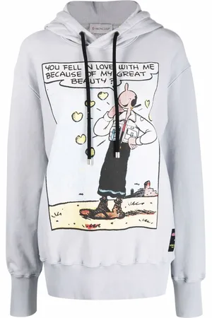 Moncler Olive Oyl cotton hoodie