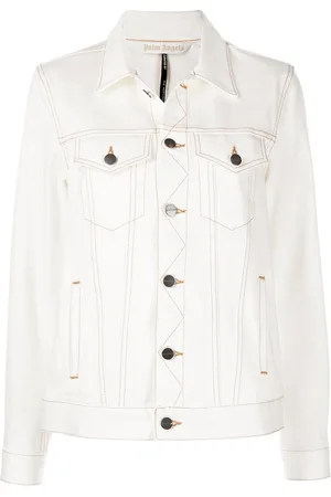 Palm Angels Logo-print denim jacket
