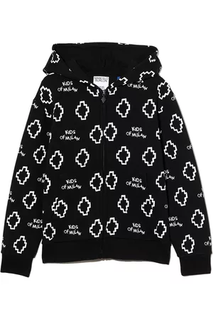 MARCELO BURLON All-over logo-print hoodie