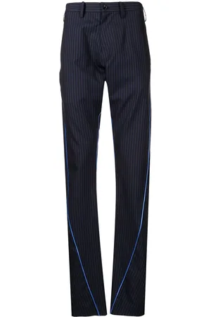 Sulvam Pinstripe slim-fit trousers