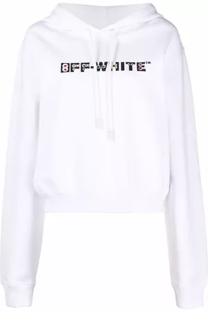 OFF-WHITE Rhinestone-embellished logo hoodie