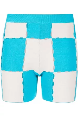 Jacquemus Patchwork check shorts