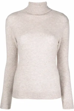 LISKA Cashmere-silk roll-neck jumper
