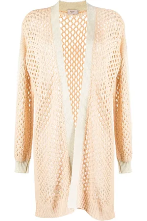 Agnona Contrasting net cardigan