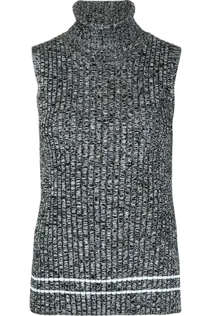 Paul Smith Striped-trim ribbed roll-neck top