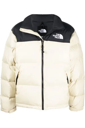 The North Face Panelled logo puffer jacket