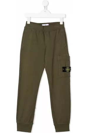 Stone Island Logo patch tracksuit bottoms
