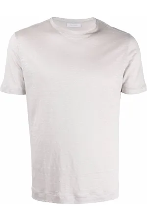 Cruciani Men Short Sleeve - Crew-neck fitted T-shirt