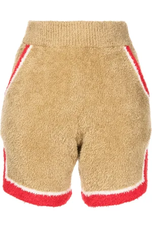 UNDERCOVER Side-stripe towelling shorts