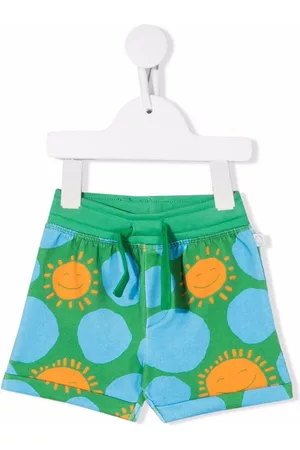 Stella McCartney Graphic-print elasticated-waist shorts