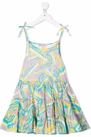 PUCCI Junior All-over graphic-print dress