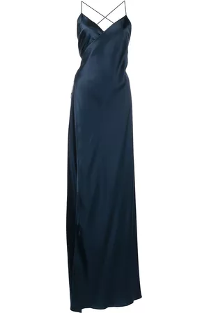 Michelle Mason V-neck silk dress