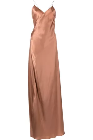 Michelle Mason V-neck silk dress