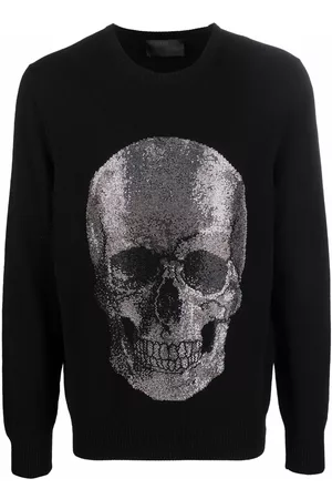 Philipp Plein Iconic Skull cashmere sweater