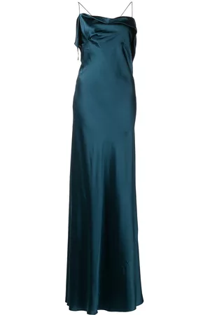Michelle Mason Square-neck silk dress