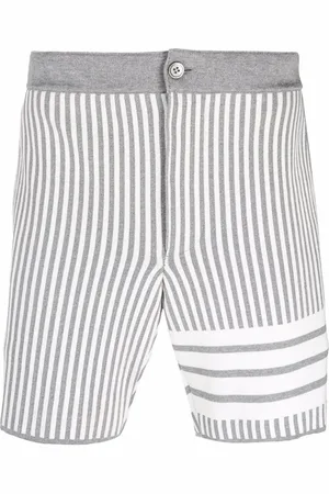 Thom Browne Seersucker 4-Bar jacquard shorts