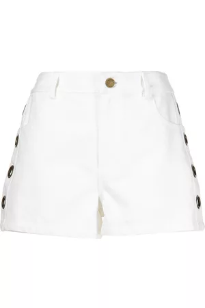 MONSE Grommet denim shorts