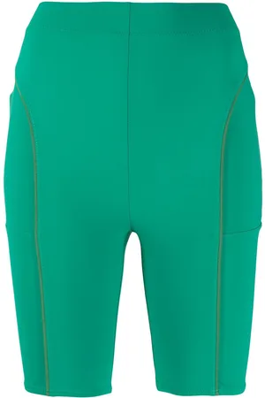 Jacquemus Contrasting pipe-trim shorts