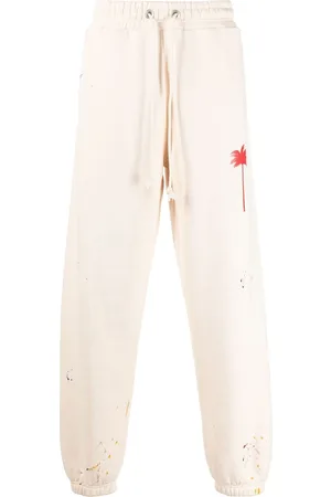 Palm Angels Paint splatter-detail logo-print track pants