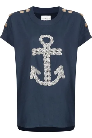 Edward Achour Paris Button shoulder t-shirt
