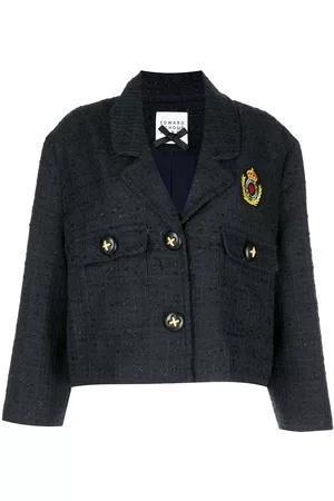 Edward Achour Paris Single-breast cropped blazer