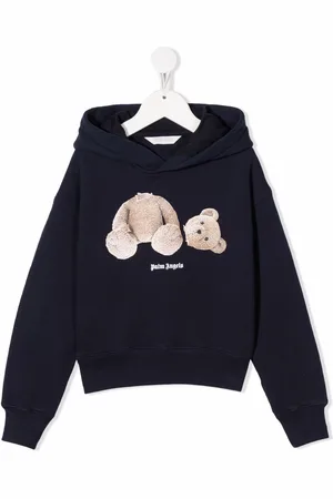 Palm Angels Teddy Bear logo cotton hoodie