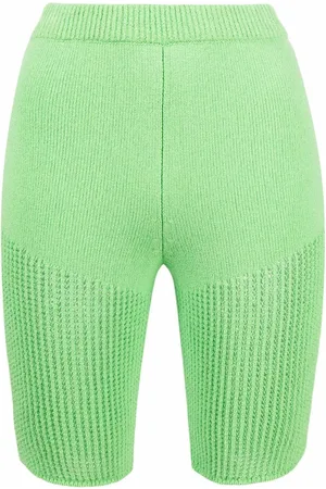 Nanushka Crochet cycling shorts