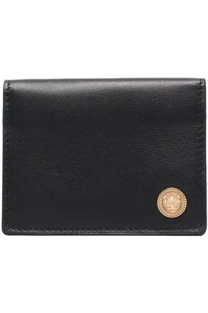 VERSACE Medusa-charm leather wallet