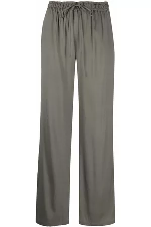 Paula Drawstring straight-leg trousers