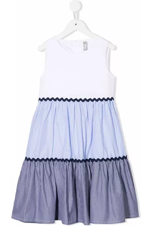 Il gufo Colour-block flared dress