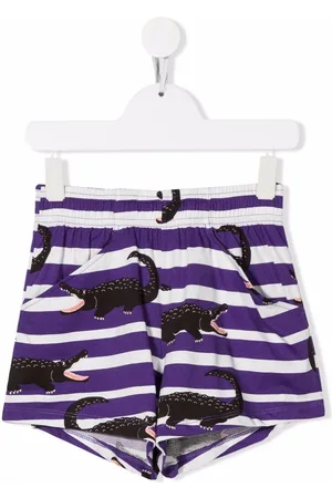 Mini Rodini Crocodile-print shorts