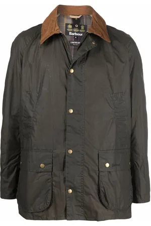 Barbour Men Jackets - Contrasting-collar detail jacket
