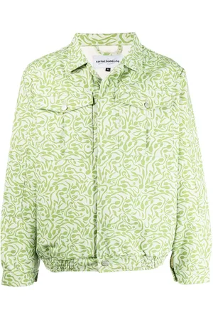 CARNE BOLLENTE Abstract-print button-down jacket