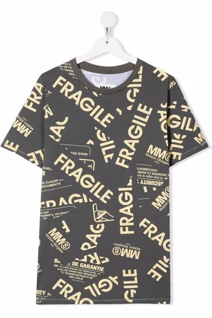 Maison Margiela TEEN fragile-print short-sleeved T-shirt