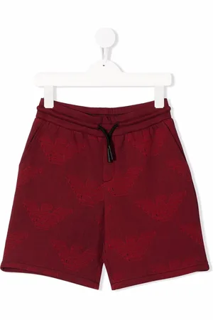 Emporio Armani Monogram-print track shorts