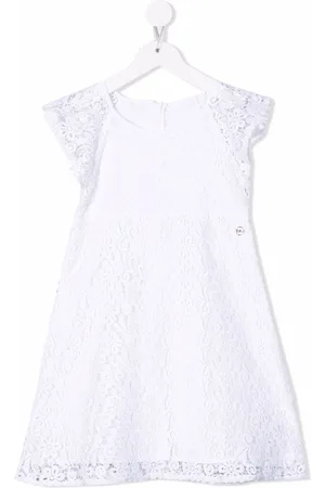 Michael Kors Lace-panelled A-line midi dress