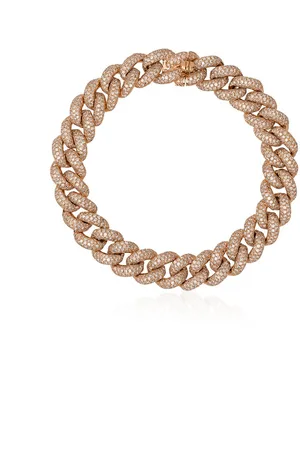 Shay 18kt and diamond link bracelet
