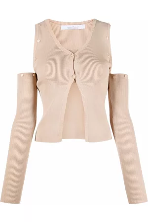 Rokh Cut-out knitted cardigan