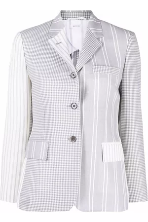 Thom Browne Mixed pattern blazer