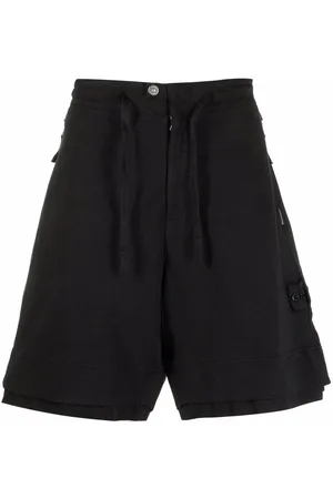Stone Island Speckled-cotton bermuda shorts