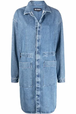 SUNNEI Denim overshirt coat