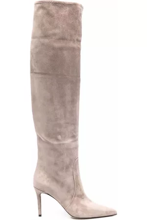 Scarosso X Brian Atwood Carra suede boots