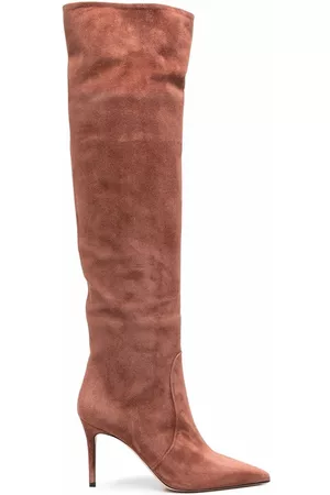 Scarosso X Brian Atwood Carra suede boots