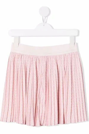 Michael Kors Logo print pleated skirt