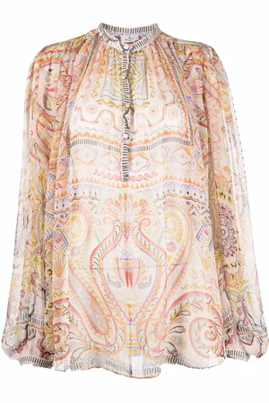 Etro Paisley-print silk chiffon blouse