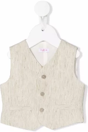Il gufo V-neck button-up waistcoat